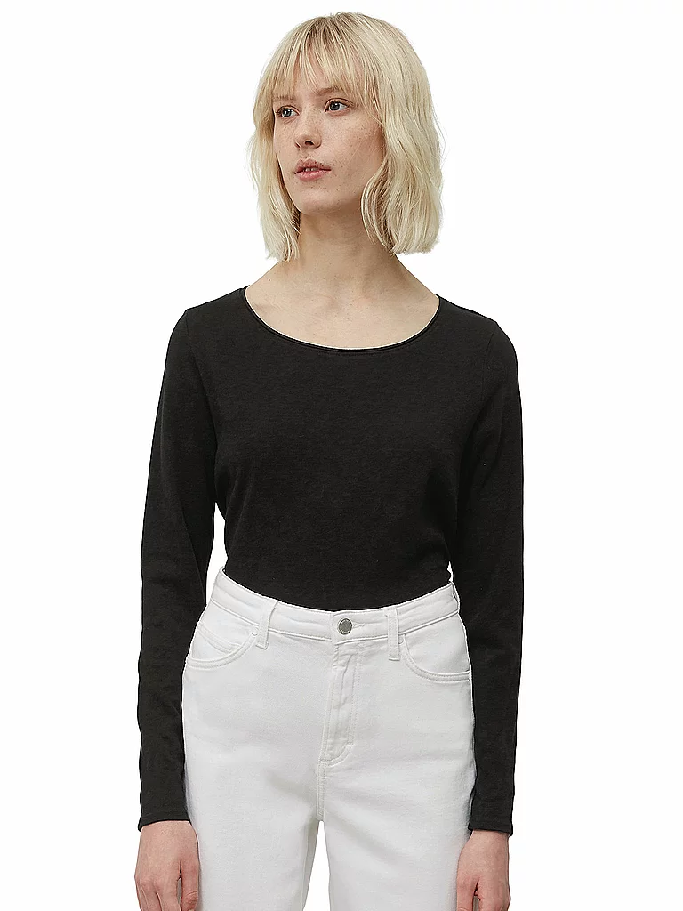 Marc O'Polo Long Sleeve T-Shirt Black XL 4